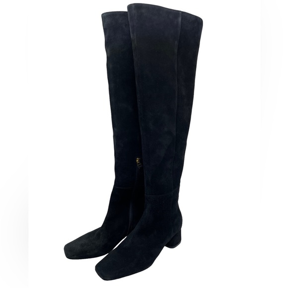 Diane B made in Italy black suede knee high boots size 36 - Picture 4 of 17